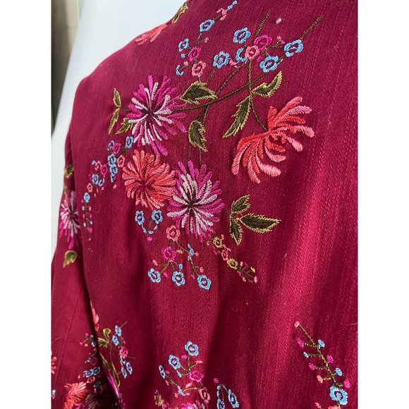 Coldwater Creek Embroidered Jacket Sz M - Picture 6 of 12